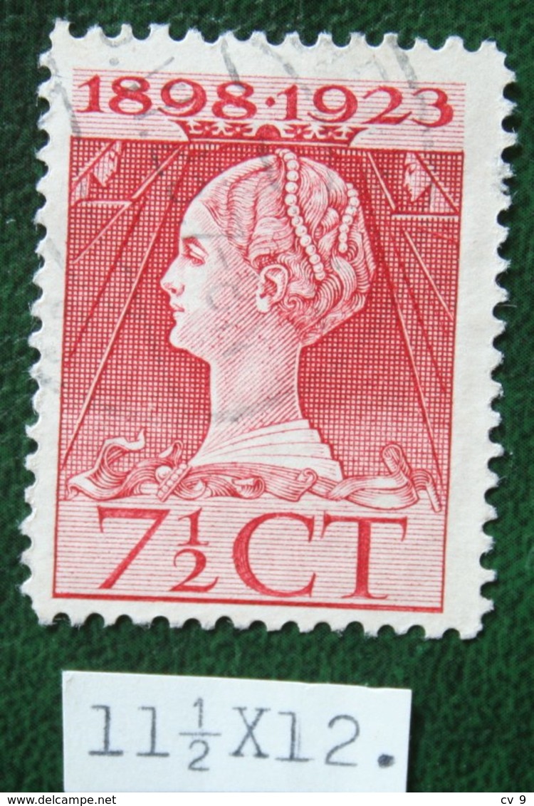 Regeringsjubileumzegel 7 1/2 Ct NVPH 123G 123 G (Mi 125) 1923 Gestempeld / USED NEDERLAND / NIEDERLANDE - Used Stamps