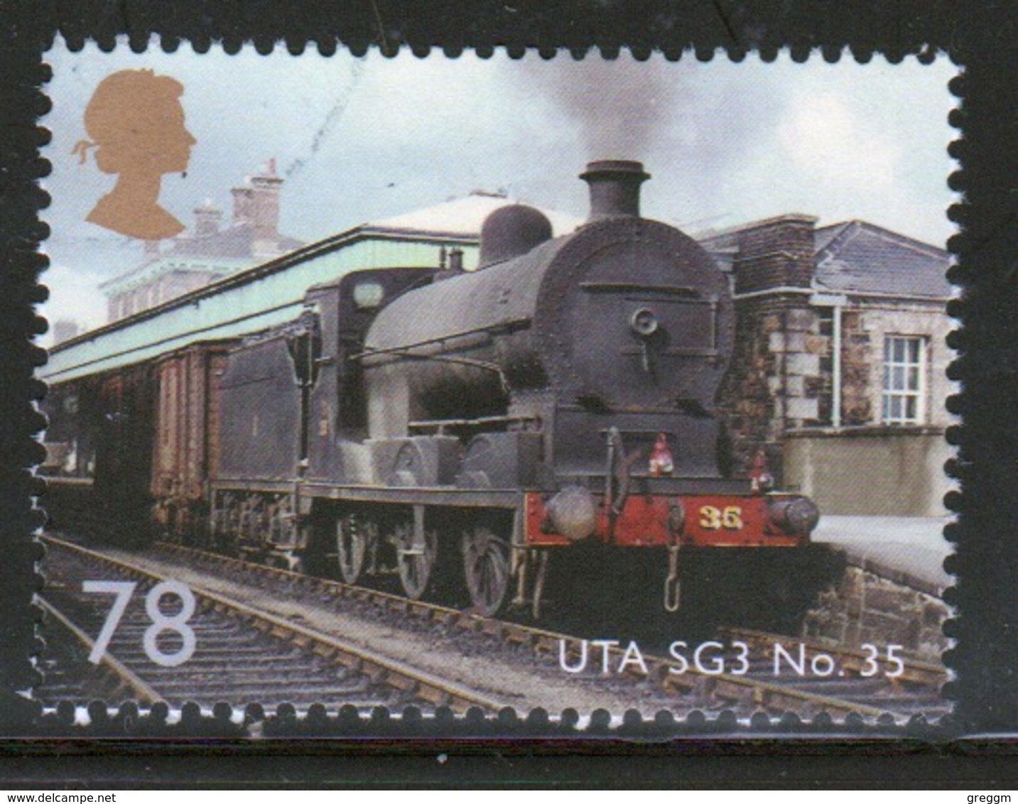 Great Britain 2013 Single 78p Stamp From Classic Locomotives Of Northern Ireland  Mini Sheet. - Used Stamps