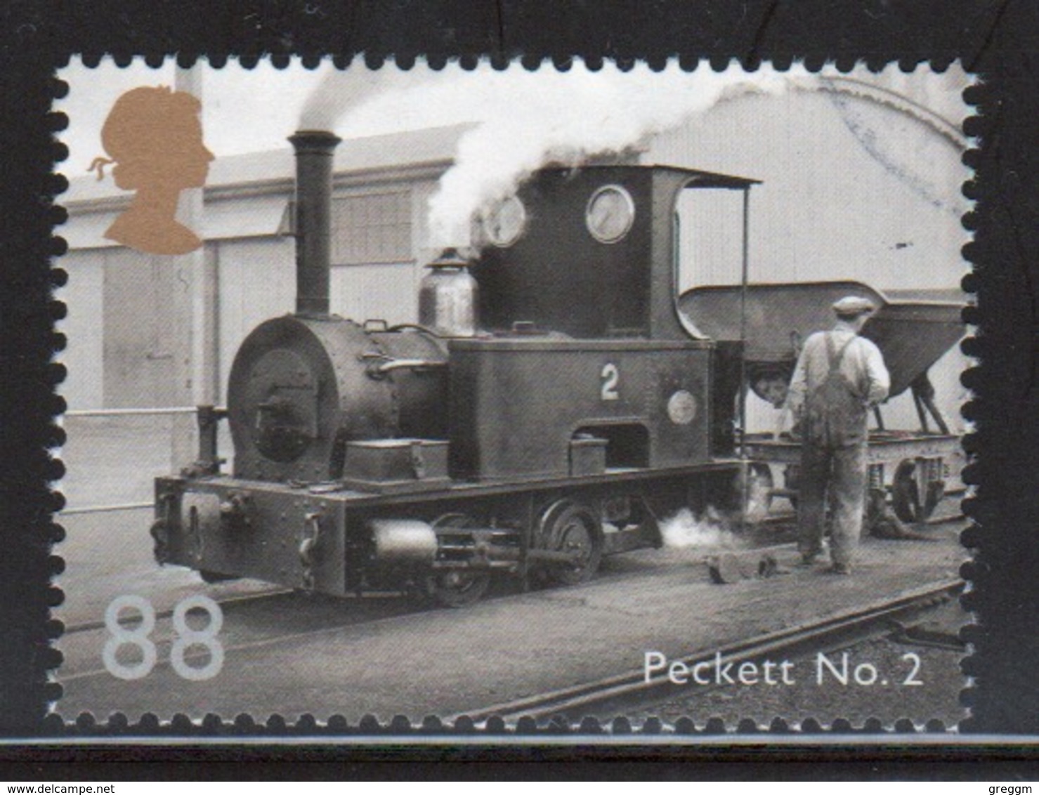 Great Britain 2013 Single 88p Stamp From Classic Locomotives Of Northern Ireland  Mini Sheet. - Oblitérés