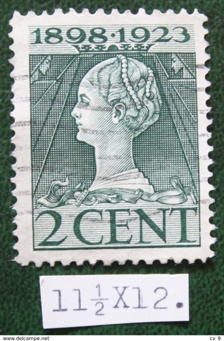 Regeringsjubileumzegel 2 Ct NVPH 121G 121 G (Mi 123) 1923 Gestempeld / USED NEDERLAND / NIEDERLANDE - Used Stamps