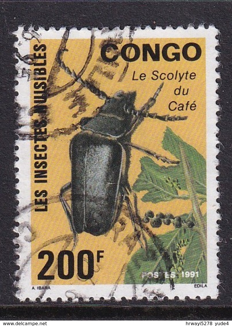 Congo 1991, Insect, Really Used - Used