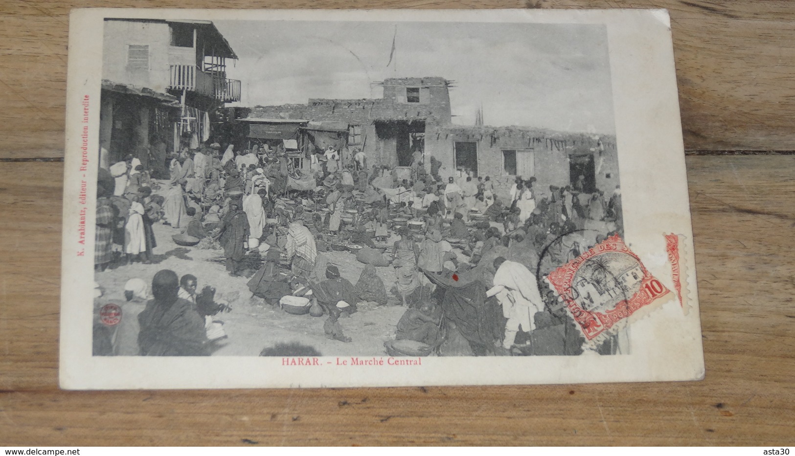 Carte Postale De DJIBOUTI Pour INDOCHINE, Retour FRANCE - 1908, Cachets   …... … HY-3022 - Autres & Non Classés