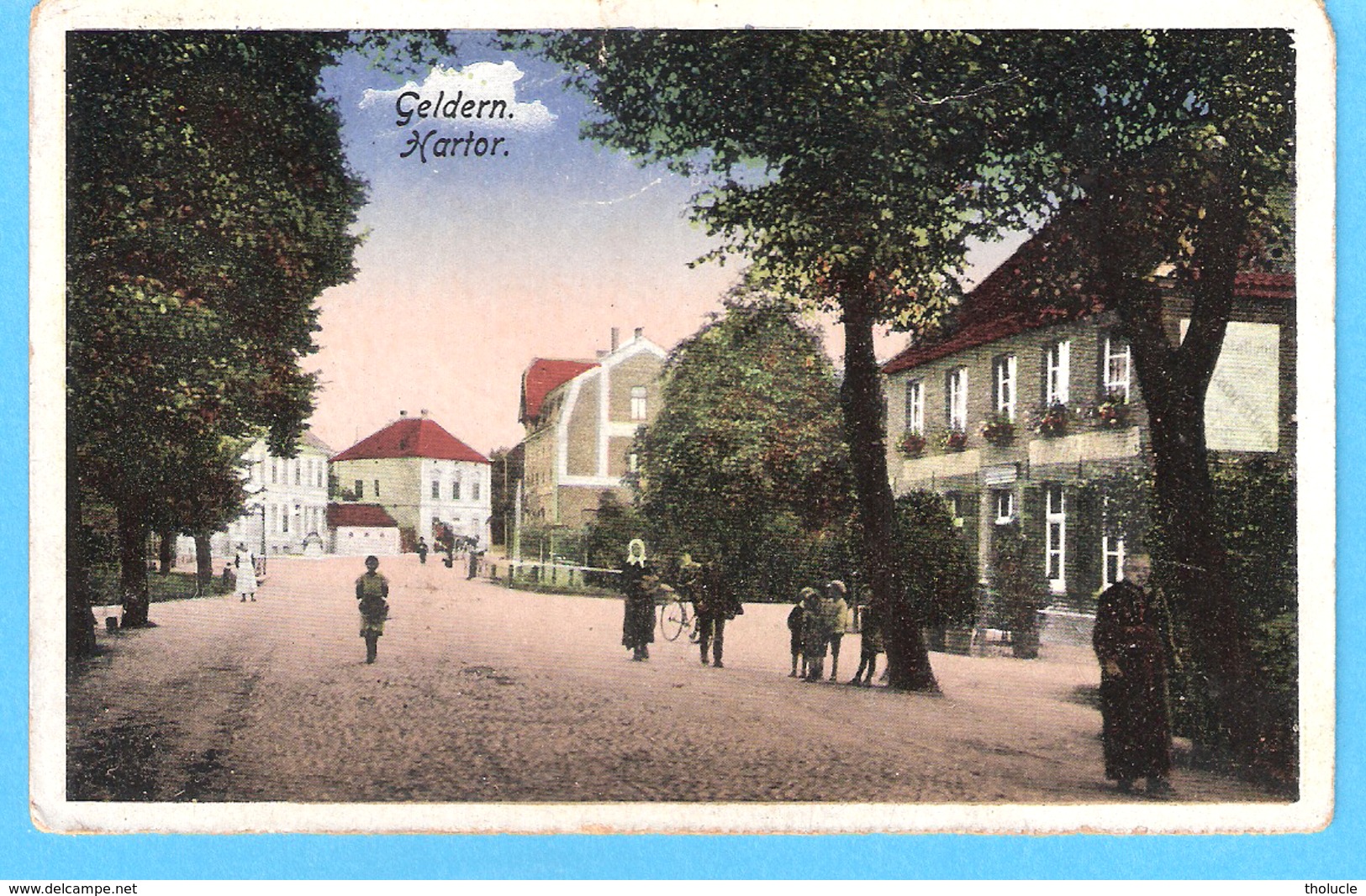 Geldern-Kreis-Kleve-Rhénanie Nord-Westphalie-1919-Hartor-Franchise Militaire-envoyé Par Un Soldat Belge à Wonck S/Geer - Geldern