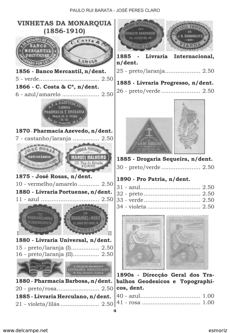 VINHETAS DE PORTUGAL (3ª PARTE), By PAULO RUI BARATA And JOSÉ PERES CLARO - Unused Stamps