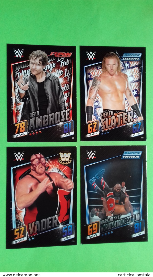 Topps  Slam Attax Then Now Forever   Card No. 44, 80, 131,224 - Trading Cards