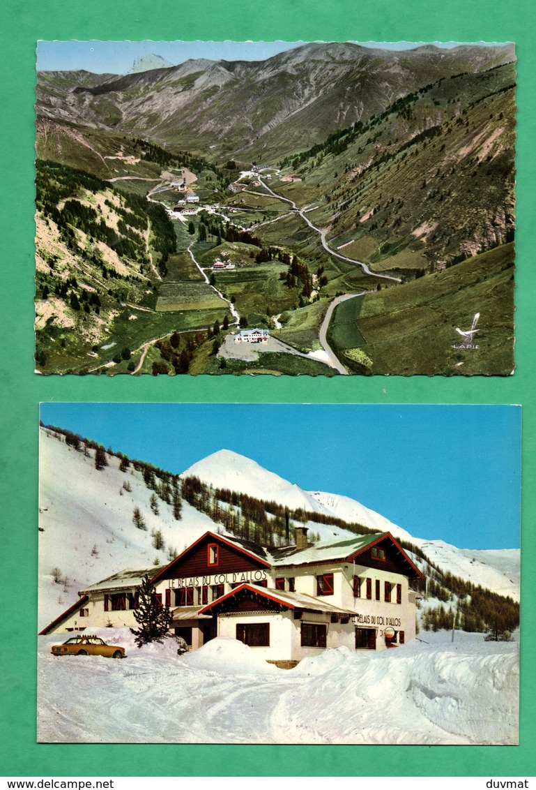 04 Alpes De Haute Provence La Foux D' Allos Hotel Restaurant Relais Du Col D ' Allos Lot De 3 Cartes Voir 4 Scans - Autres & Non Classés