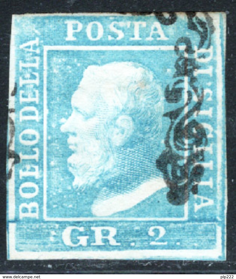 Sicilia 1859 Sass.6 O/Used VF/F - Sicilia