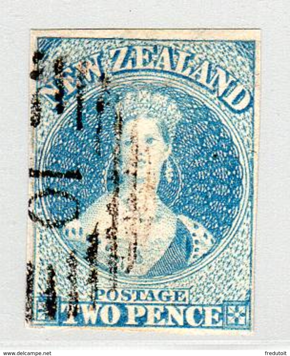 NOUVELLE ZELANDE - N° 9 Obl  (1858/59)  Victoria - Used Stamps