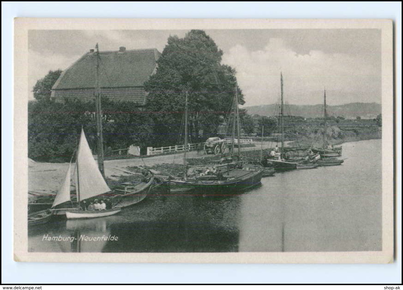 Y12730/ Hamburg Harburg Neuenfelde AK Ca.1940 - Harburg