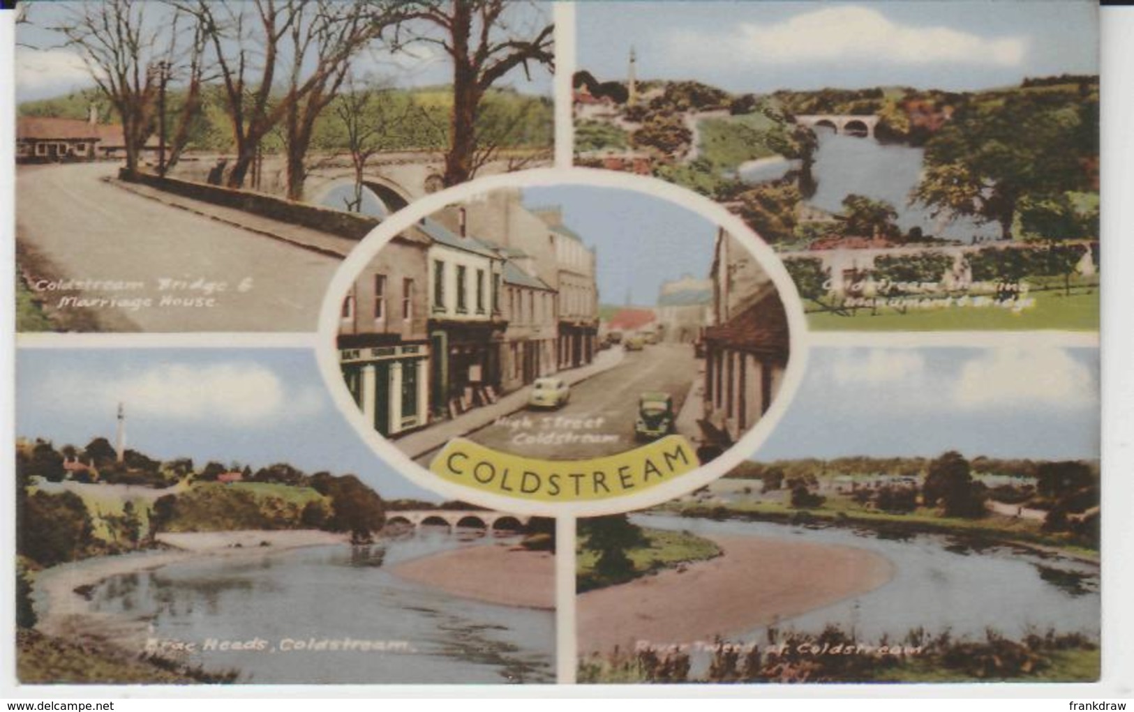 Postcard - High St. Coldstream Plus Four Views -  Posted In 1964 Very Good - Sin Clasificación