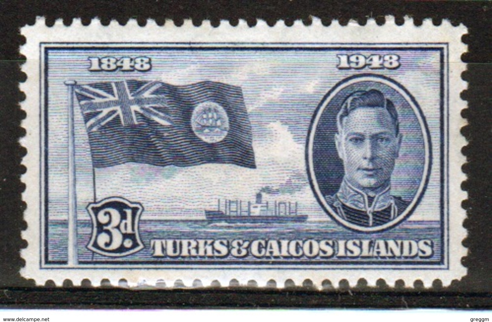 Turks And Caicos 3d Single Stamp From The Centenary Of The Separation From The Bahamas Set. - Turks & Caicos