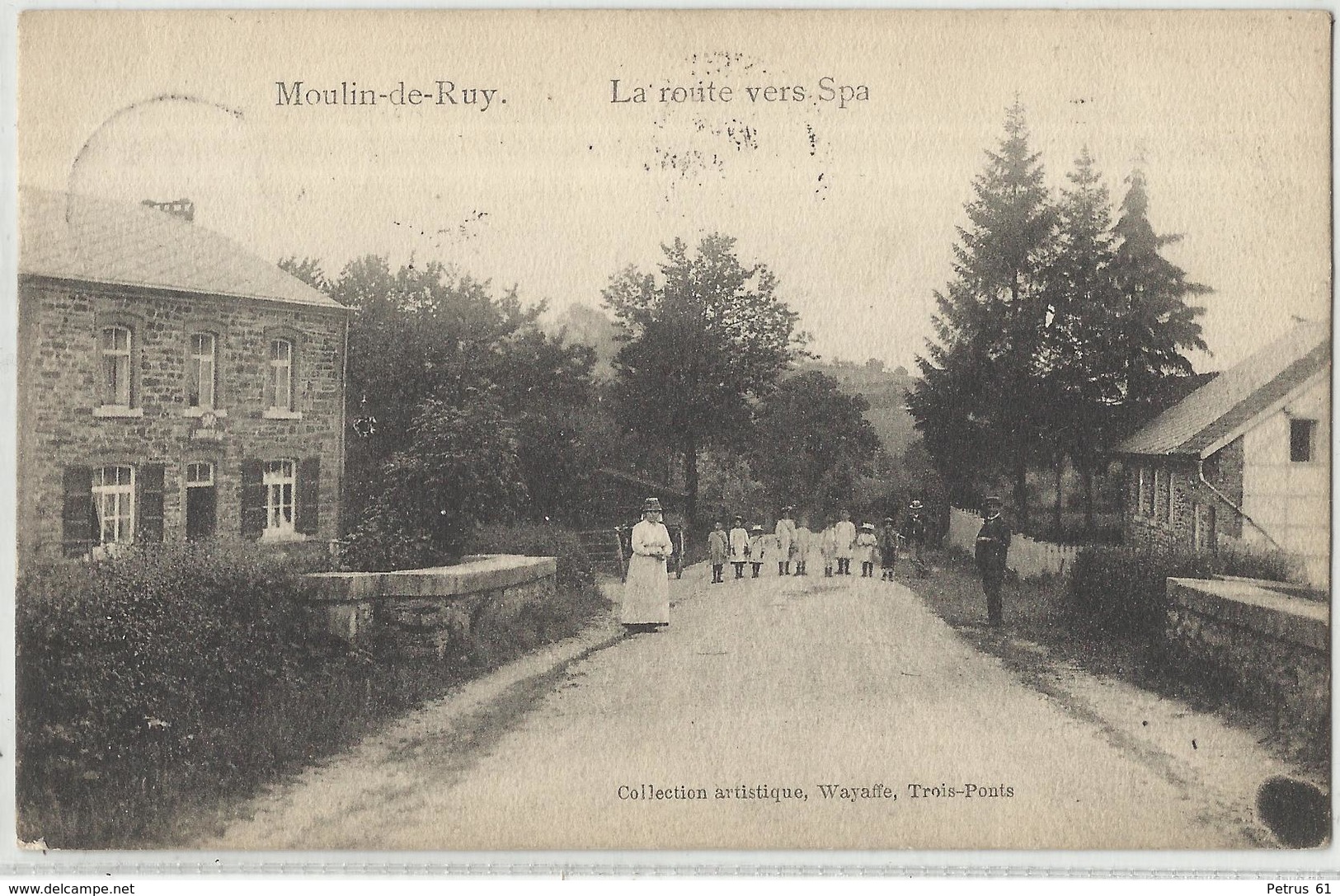 Stoumont - Moulin Du Ruy - La Route Vers Spa 1910 - Stoumont