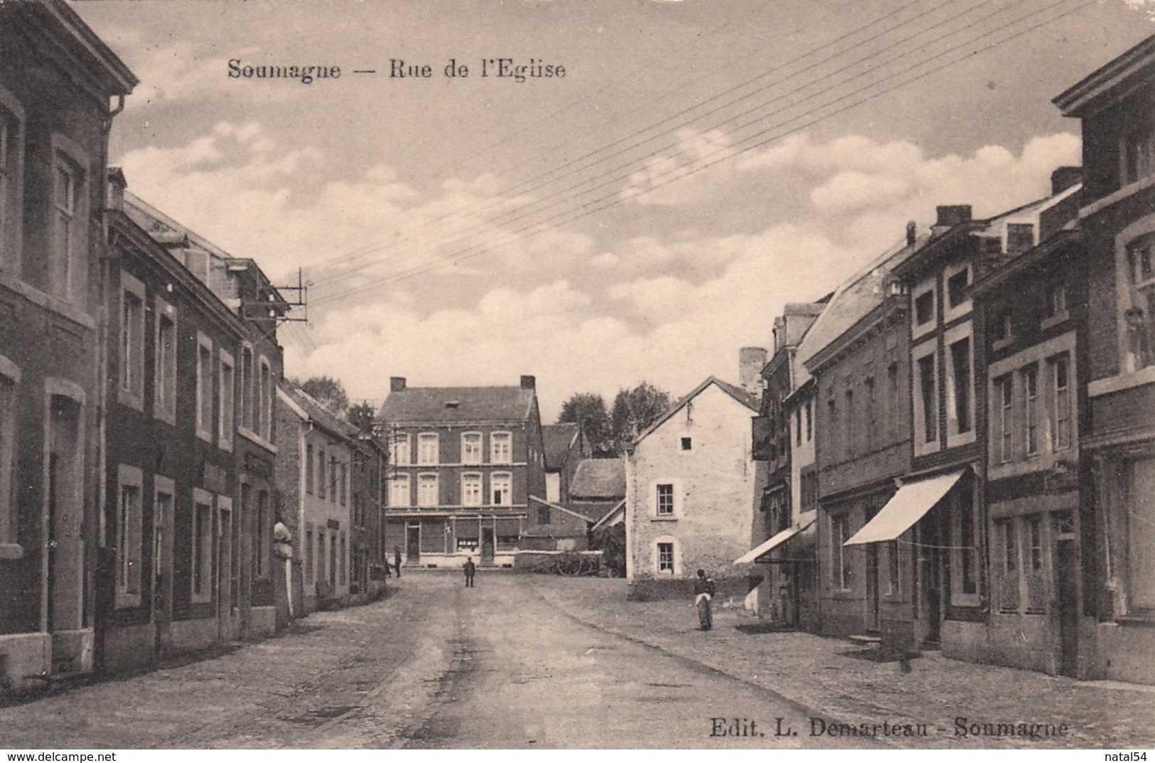Belgique - Soumagne : Rue De L'Eglise - CPA écrite - Soumagne