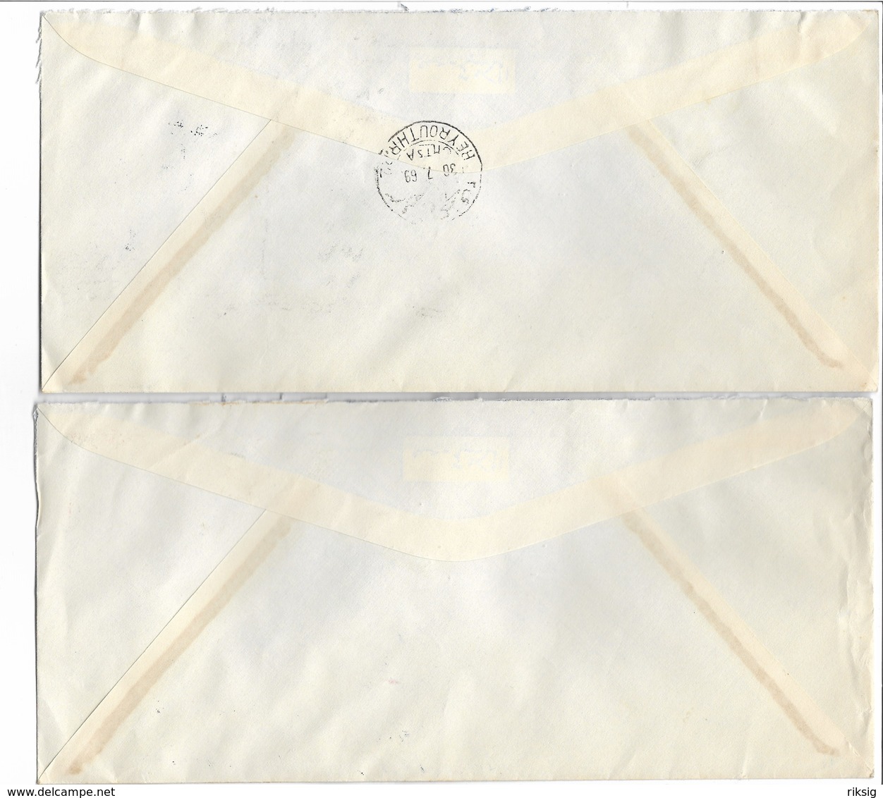 Saudi Arabia. 2 Covers Sent To Denmark. # 430 # - Saudi-Arabien