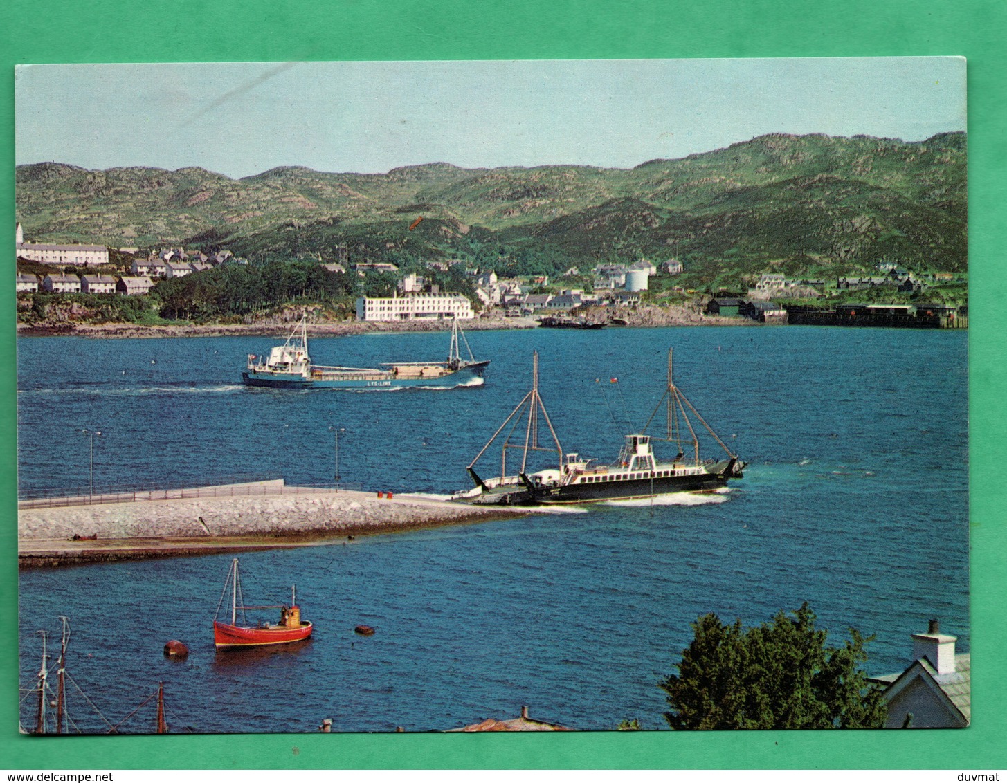 Scotland Inverness Shire Kyle Of Lochalsh Ross Shire Car Ferry At Kyle And Lys Line Ship Oslo Norway Norge - Inverness-shire