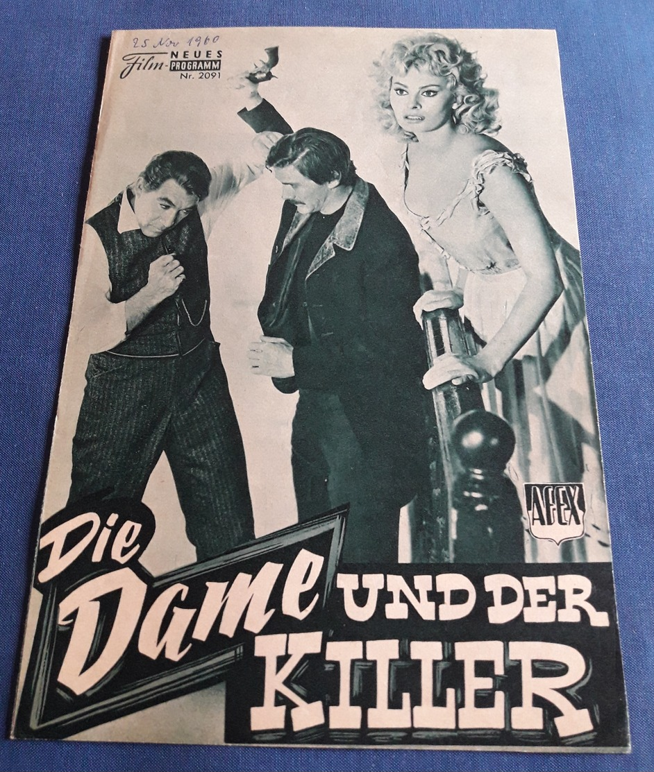 Sophia Loren, Anthony Quinn, Margaret O'Brian > "Die Dame Und Der Killer" > Altes NFP-Filmprogramm '1960 (fp197) - Zeitschriften