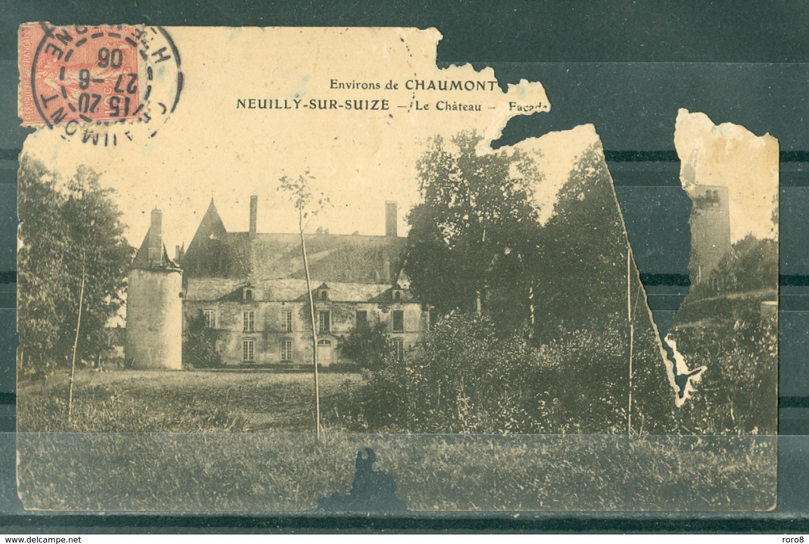 52 - NEUILLY SUR SUIZE - Le Château (carte En Très Mauvais état) - Other & Unclassified