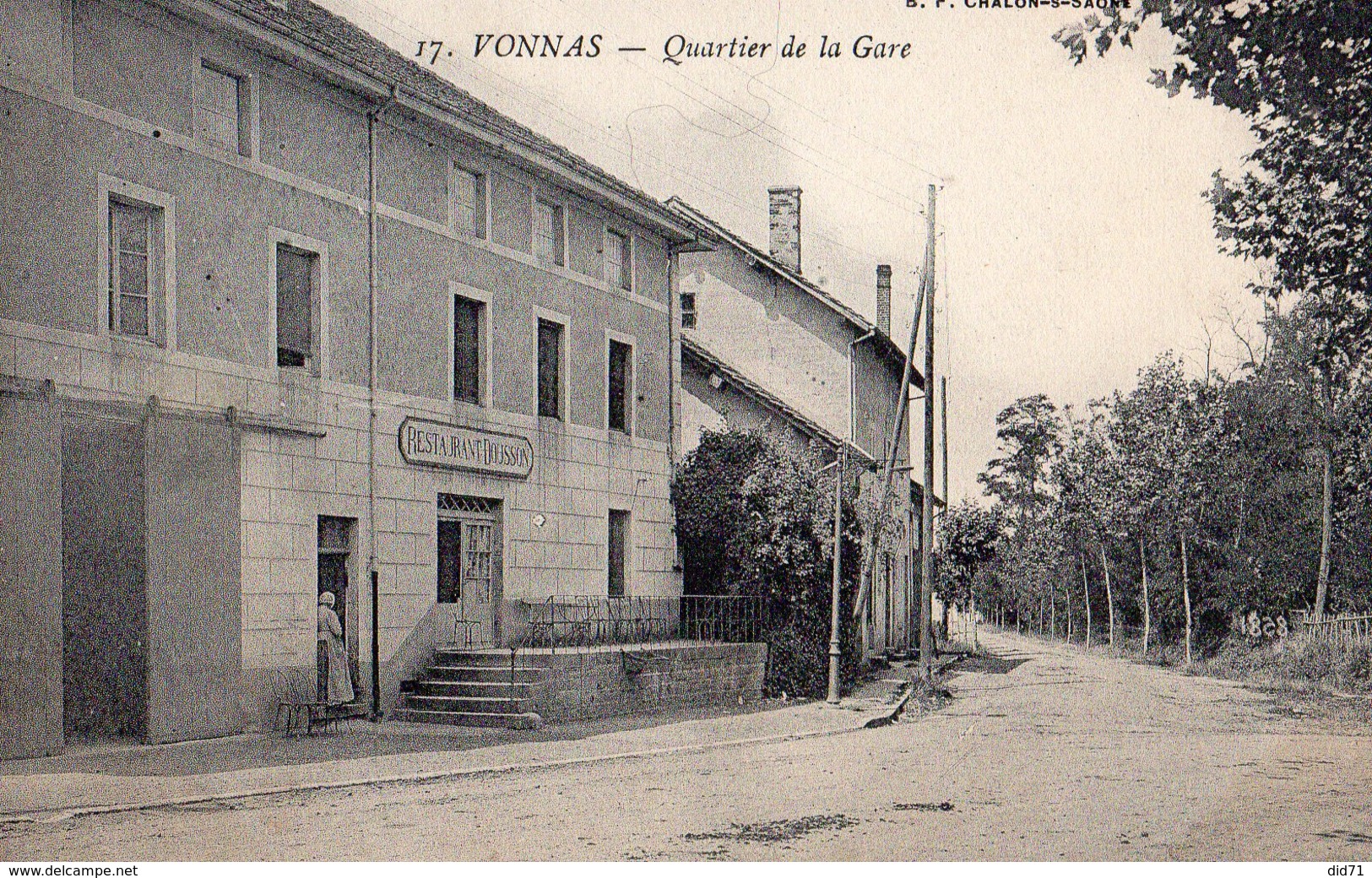 Vonnas - Quartier De La Gare - Restaurant Dousson - Non Classés