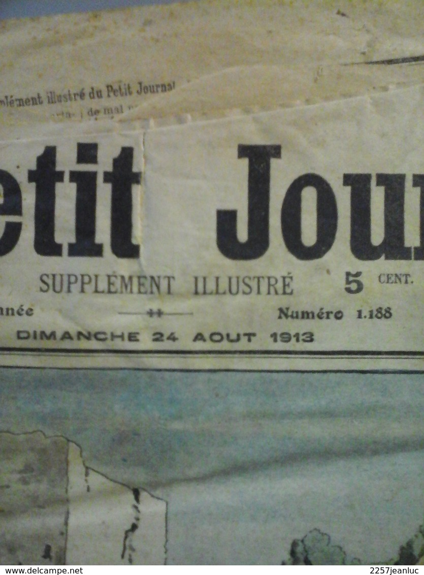 Le Petit Journal N 191 Du 24  Aout 1913 - Le Petit Journal