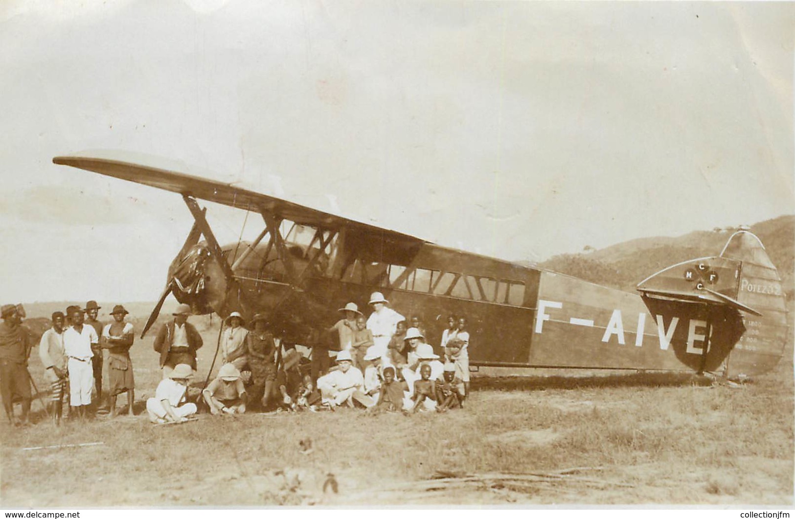 CPA / PHOTOGRAPHIE AFRIQUE DIVERS / AVIATION - Non Classés