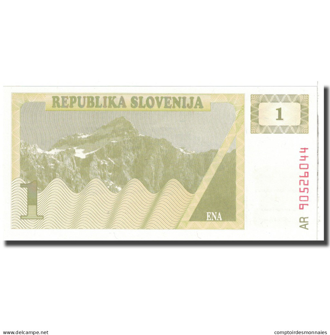 Billet, Slovénie, 1 (Tolar), KM:1a, NEUF - Slovenië