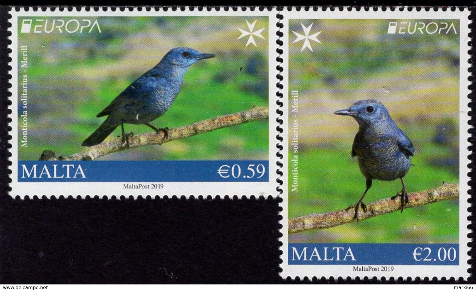 Malta - 2019 - Europa CEPT - National Birds - Mint Stamp Set - Malta