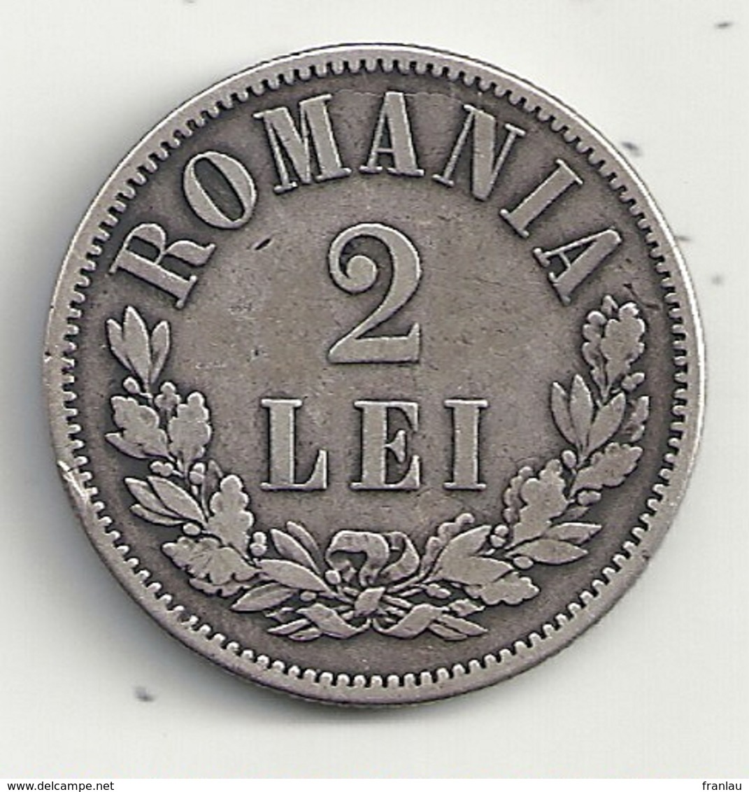 Roumanie 2 Lei 1875 Argent  Ttb - Romania