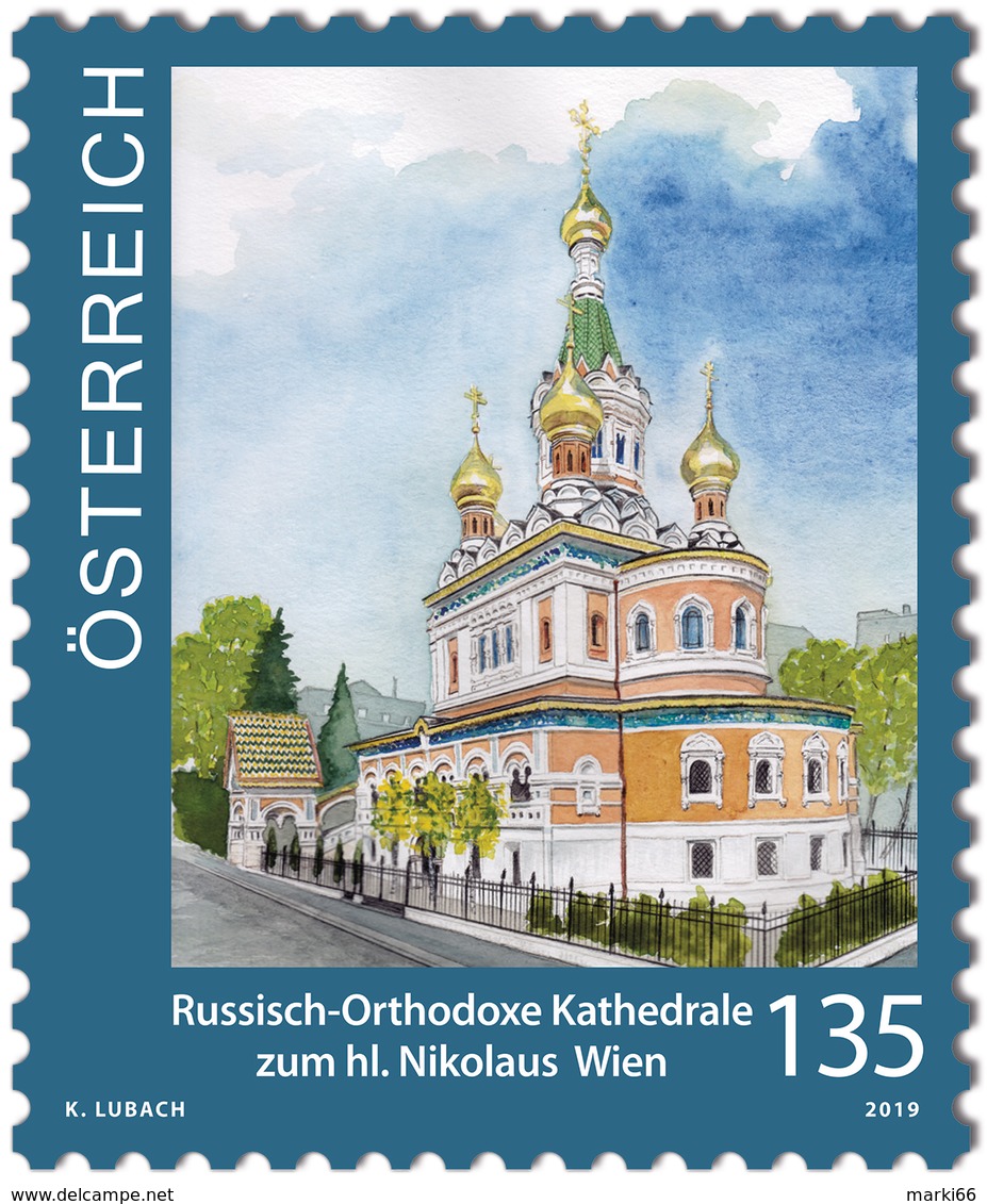 Austria - 2019 - Russian Orthodox Cathedral Of St. Nicholas In Vienna - Mint Stamp - Neufs