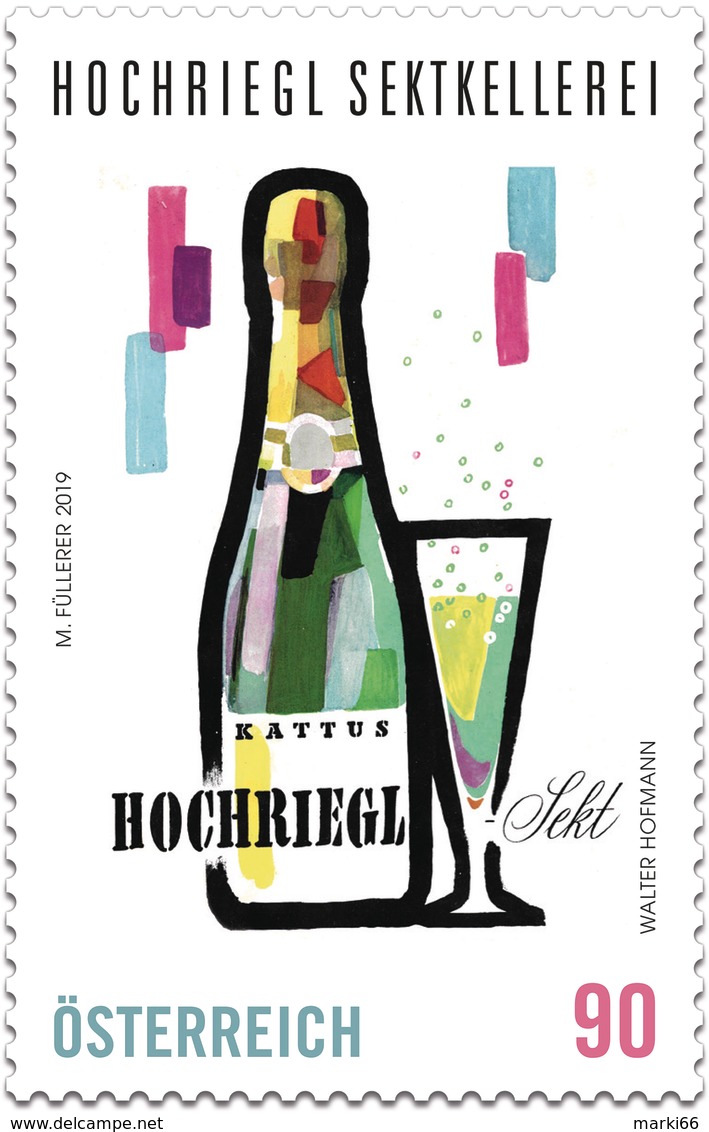 Austria - 2019 - Hochriegl Sparkling Wine Cellar - Mint Stamp - Unused Stamps