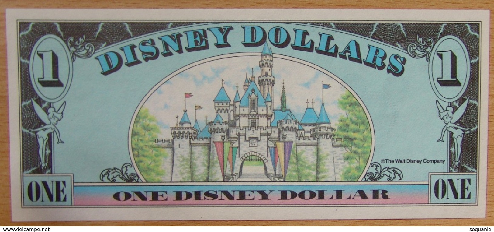 Etat-Unis D'Amérique 1 Disney Dollars 1990 Revers Château - Collections