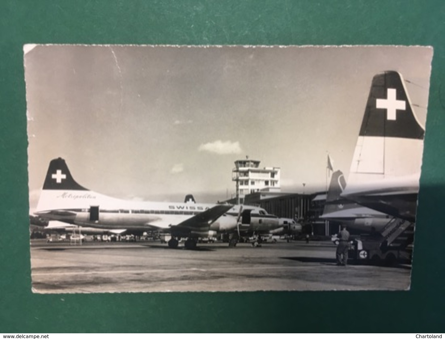 Cartolina Zurich - Flughafen Kloten - 1961 - Non Classés