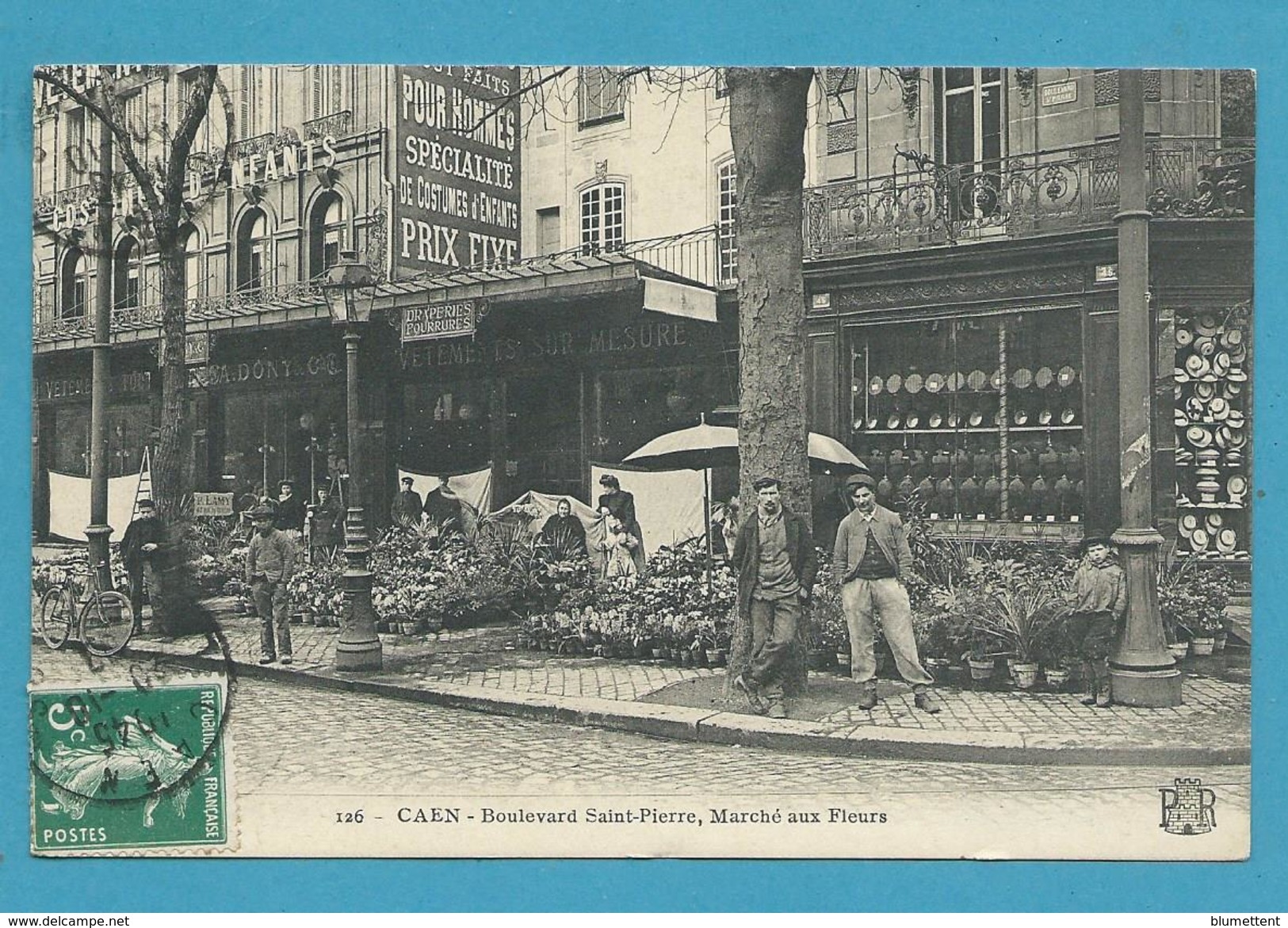 CPA 16 - Métier Marché Aux Fleurs Boulevard Saint-Pierre CAEN 14 - Caen