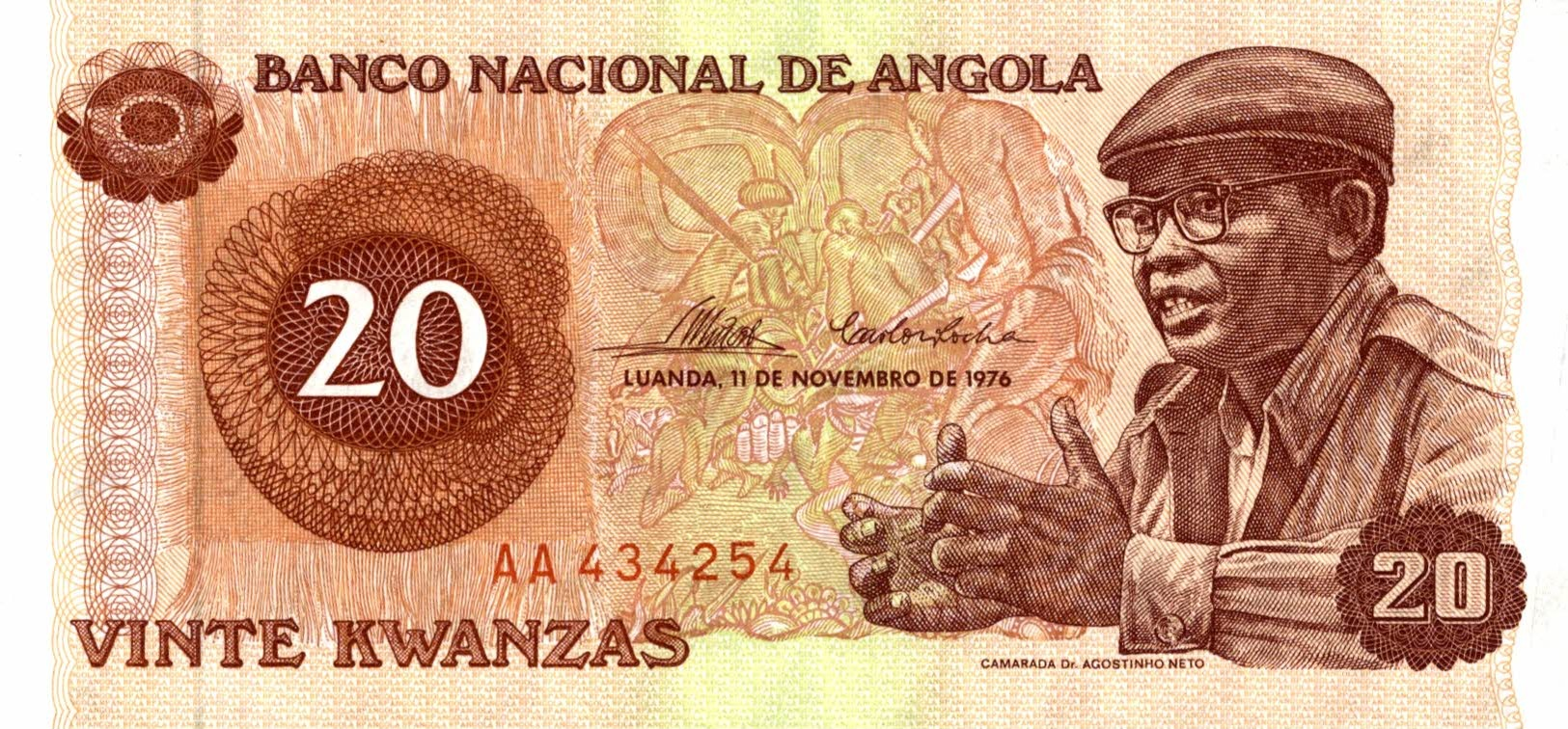 7142-2019    BILLET ETRANGER  ANGOLA - Angola