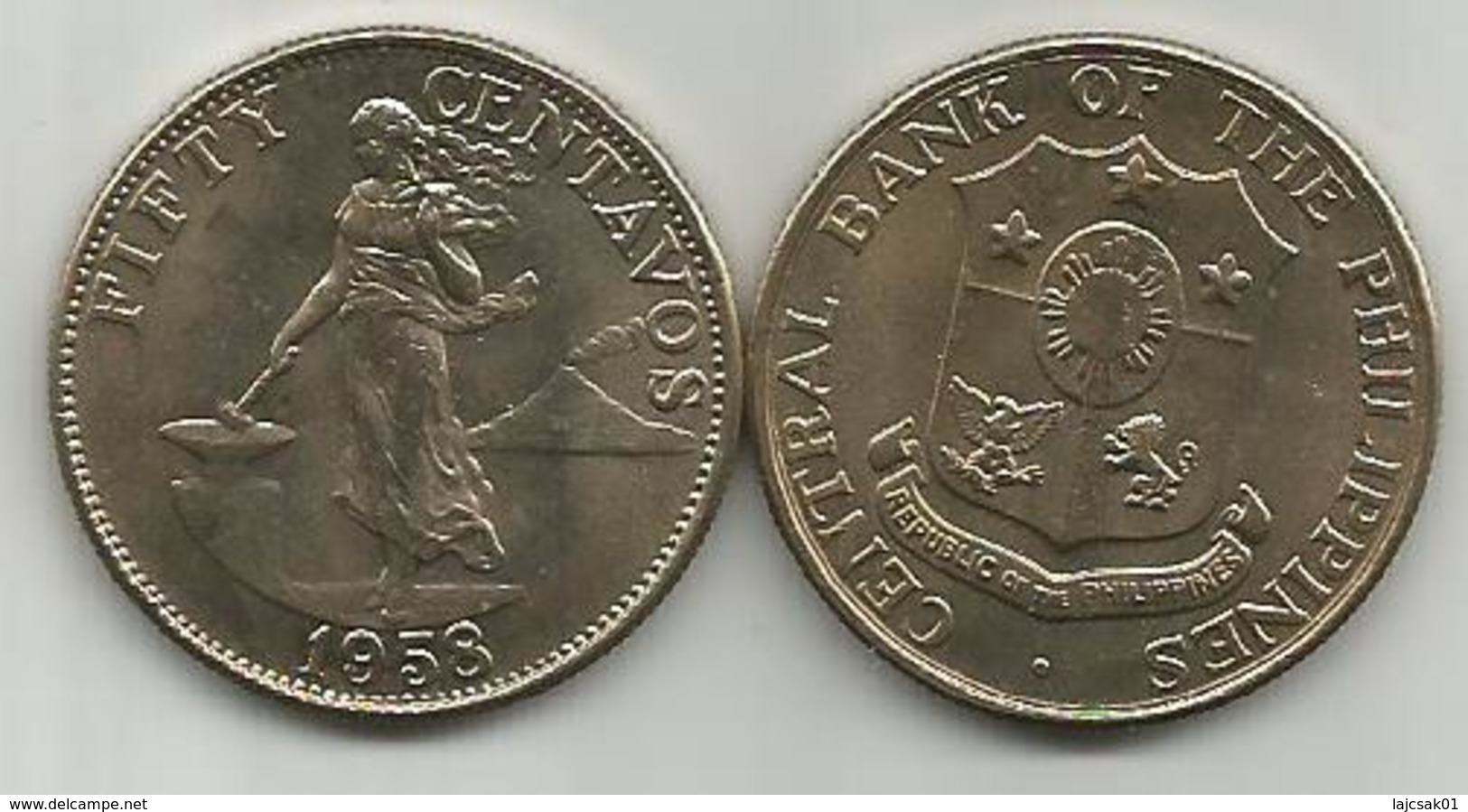 Philippines 50 Centavos 1958. High Grade - Filipinas