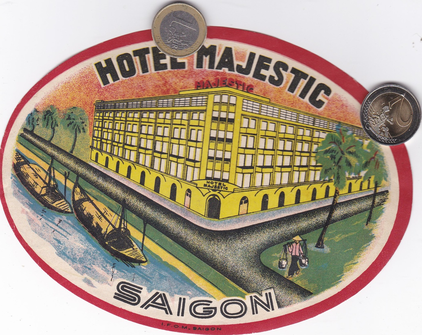 Etiquette HOTEL MAJESTIC SAIGON - Hotel Labels