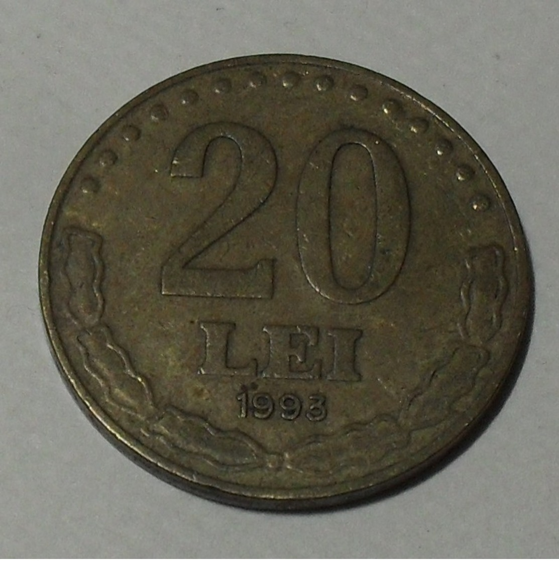 1993 - Roumanie - Romania - 20 LEI - KM 109 - Rumania