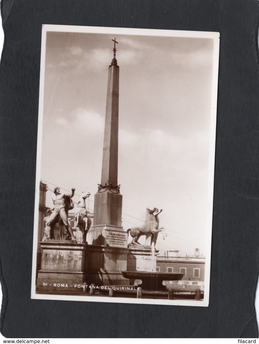 86616    Italia,    Roma,  Fontana Del  Quirinale,  NV - Andere Monumente & Gebäude