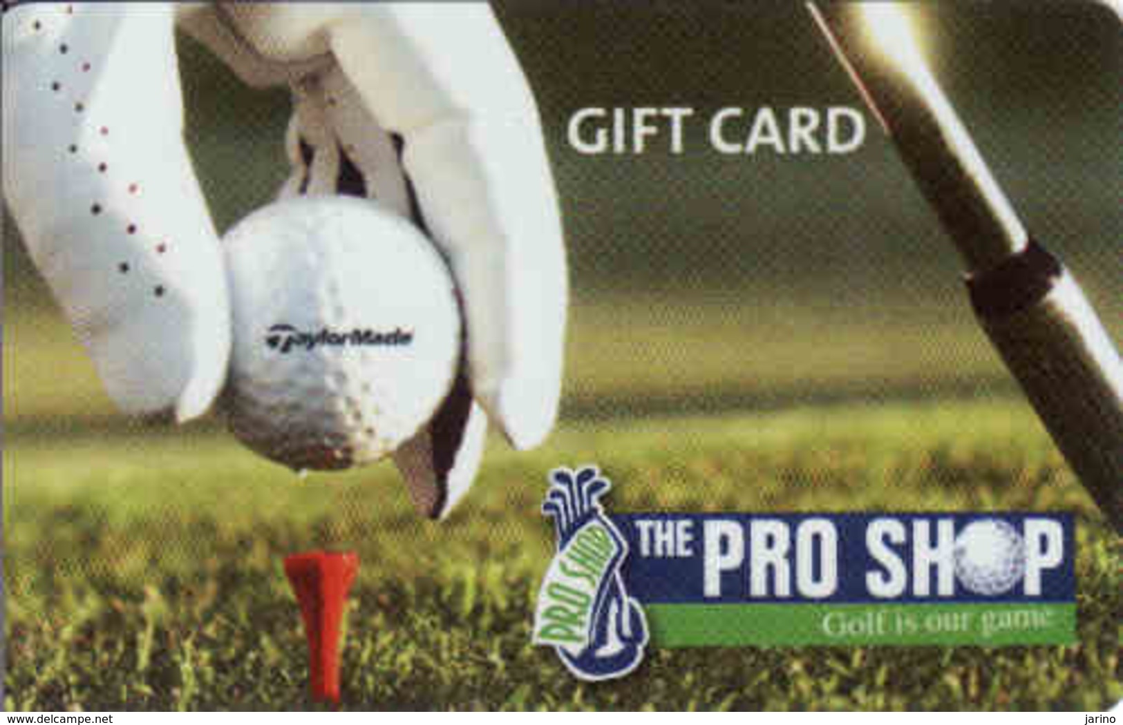 South Africa, Gift Card Pro Shop, Golf Magnetic Card - Cartes Cadeaux