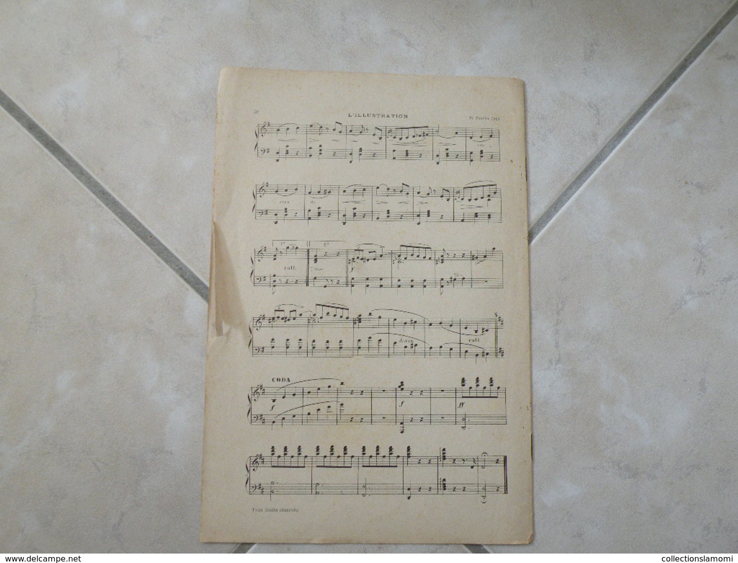 Dormez Ninonpiano - Doux Entretien -(Musique Paul Wachs & Gustave Delabre)- Partition (Piano) - Keyboard Instruments