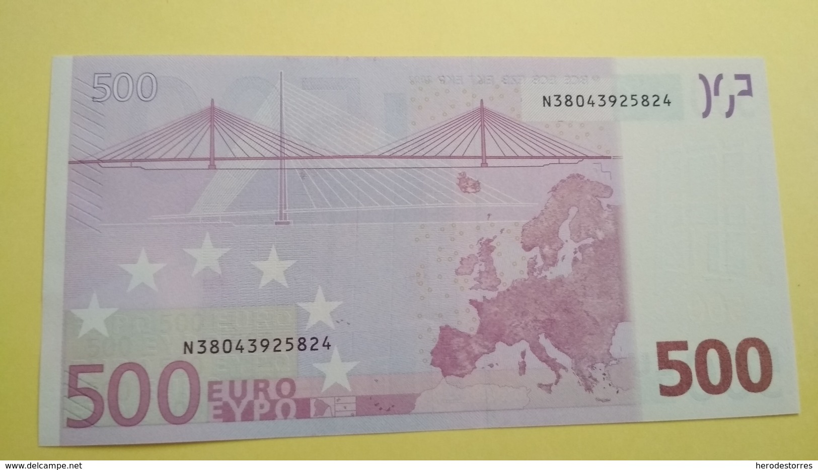 500 EURO AUSTRIA(N), F005  UNCIRCULATED, TRICHET - 500 Euro