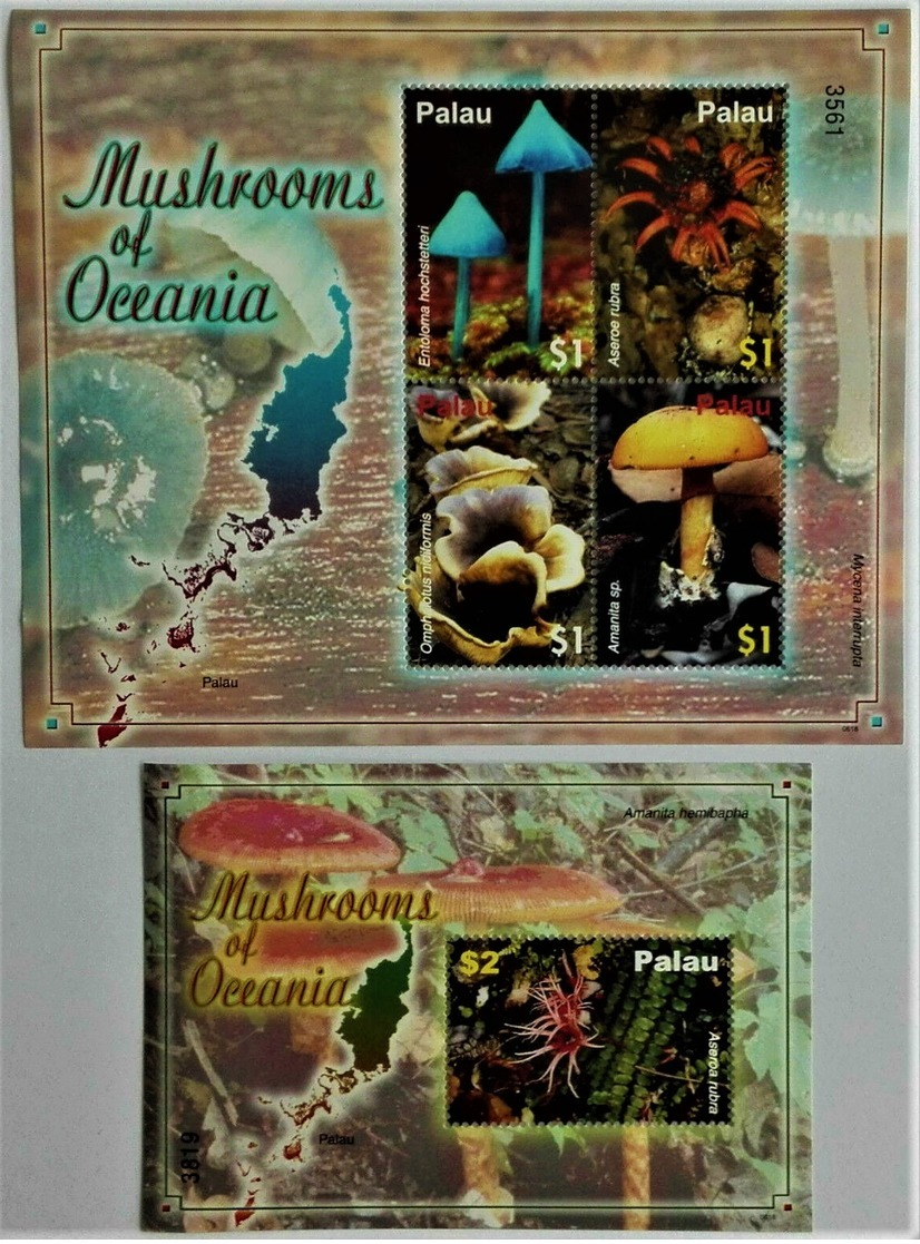 # # Palau 2006**Mi.2617-21 Mushrooms , MNH [15;66] - Mushrooms