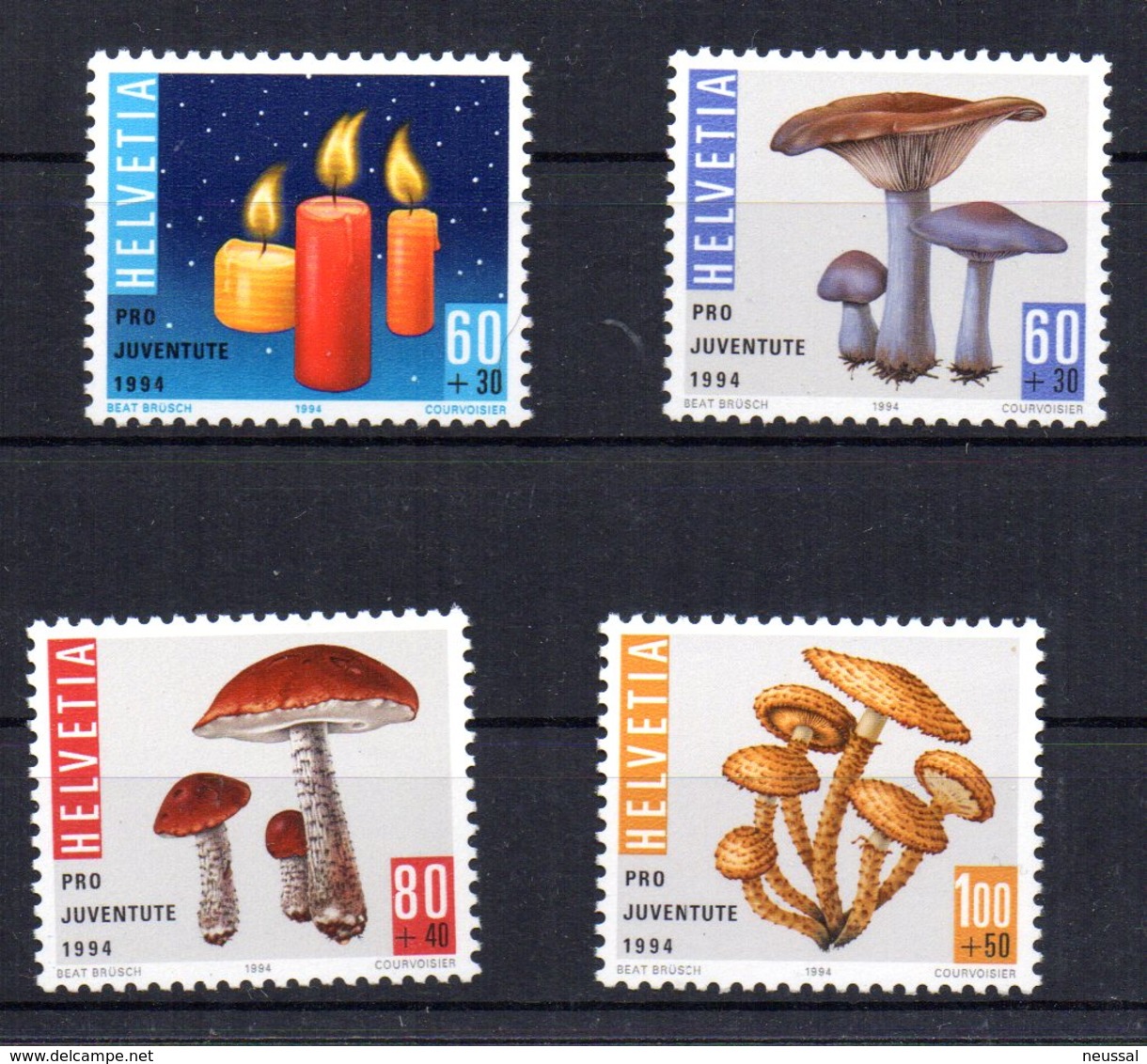 Serie Nº 1464/7 Suiza - Unused Stamps