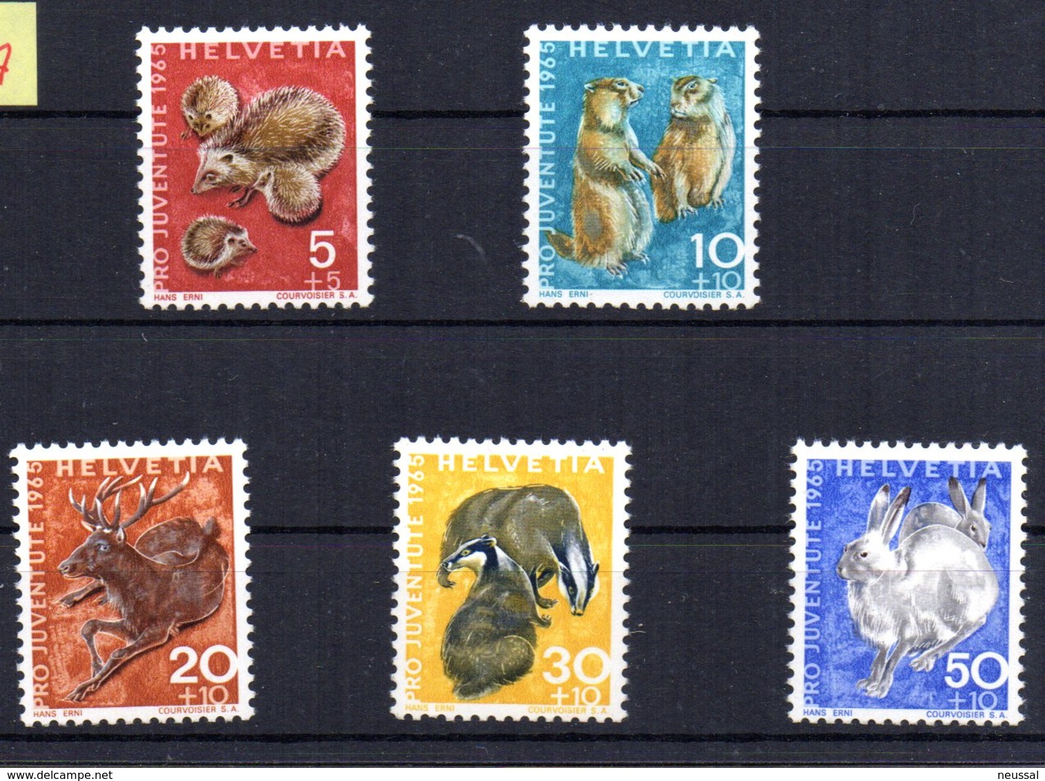 Serie Nº 759/63 Suiza - Unused Stamps