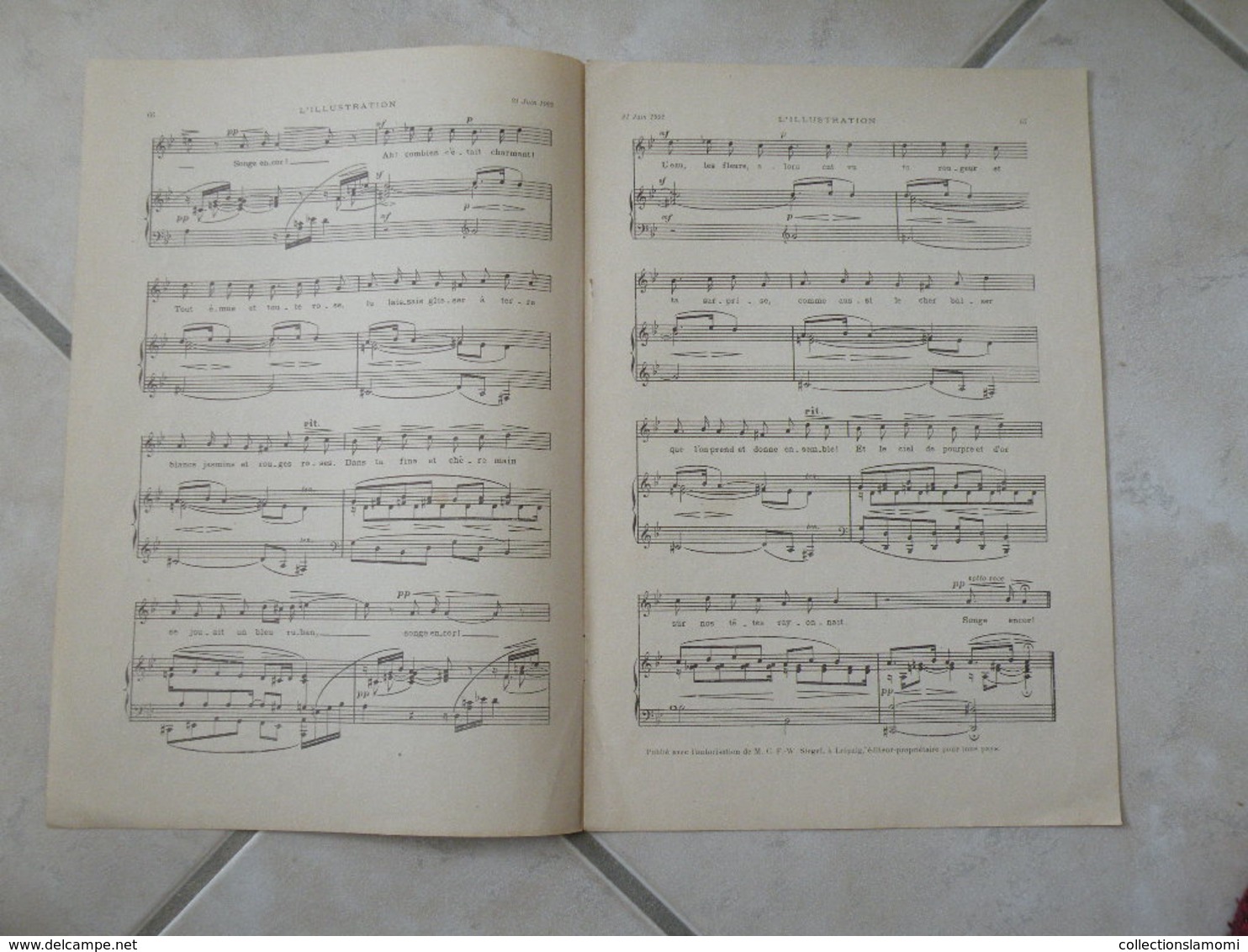 Songe Encore & La Troupe Jolicoeur -(Musique Robert Franz & A. Coquard)- Partition (Piano Opéra) - Keyboard Instruments