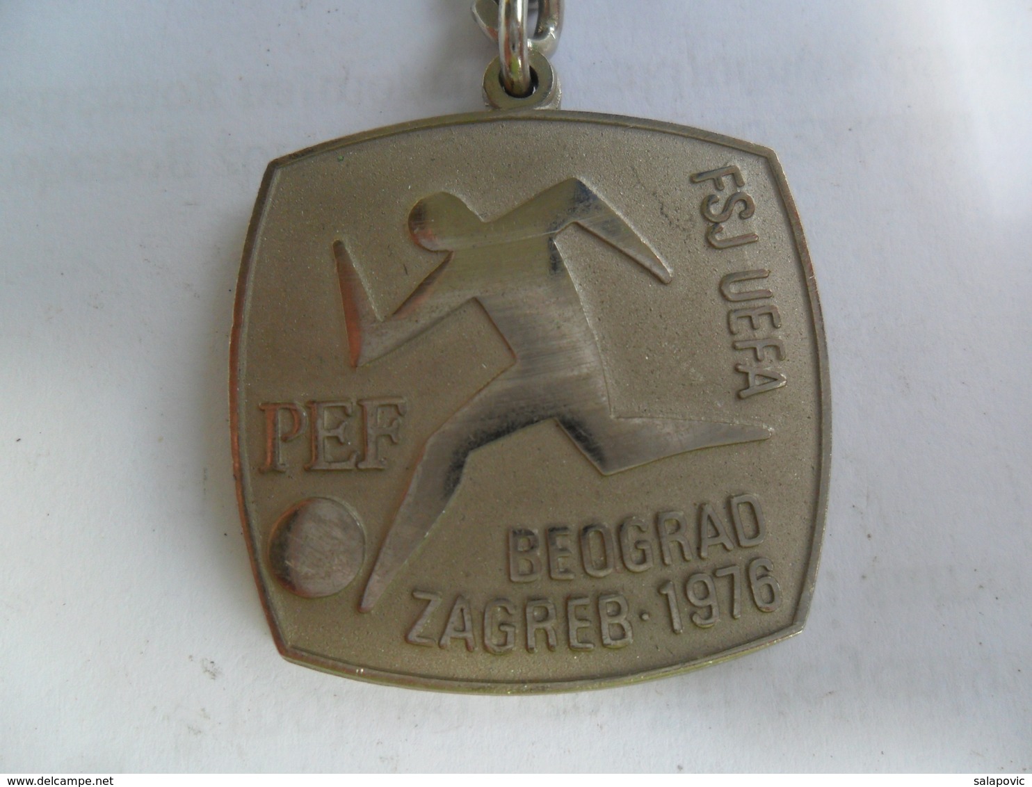 PENDANT PEF 1976 UEFA - FSJ   Yugoslav Football Federation  KUT - Andere & Zonder Classificatie