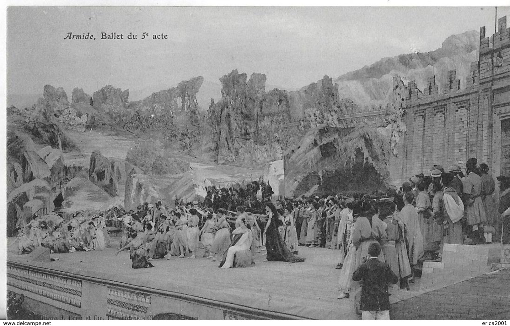 Théâtre. Armide , Le Ballet Du 5ème Acte, Cpa Envoyée De Narbonne. - Théâtre