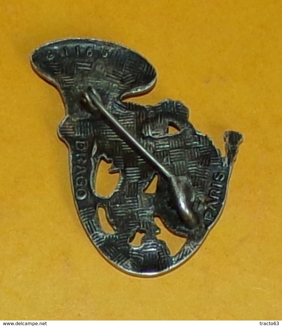 16° Groupe De Chasseurs Mécanisés, épingle à Bascule, FABRICANT DRAGO PARIS ,HOMOLOGATION 1165, ETAT VOIR PHOTO  . POUR - Armée De Terre