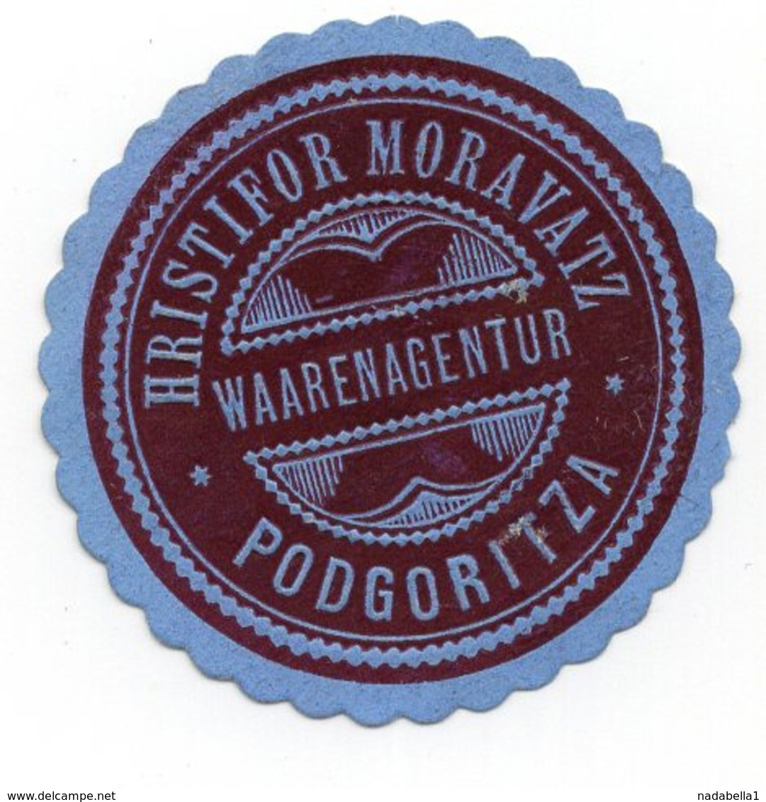 MONTENEGRO, PODGORICA, POSTER STAMP, 3.7 Cm  DIAMETER - Montenegro