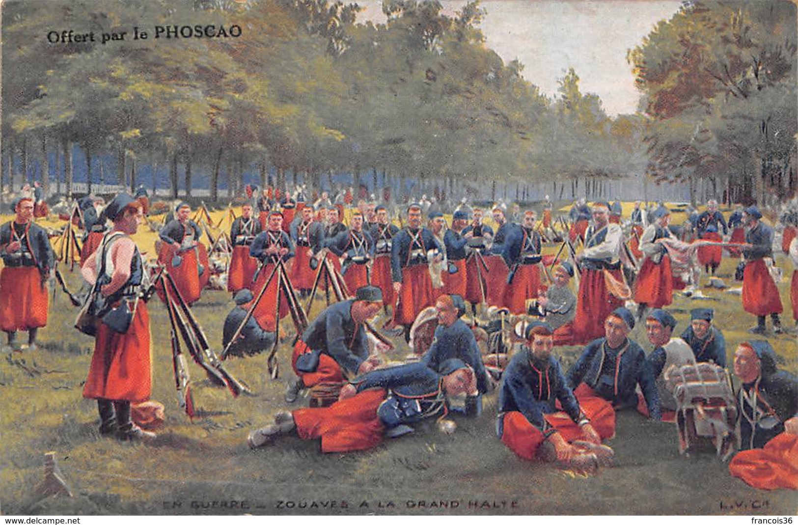 Lot de 8 CPA - Illustration Militaria Grandes Manœuvres Infanterie Zouaves artillerie soldats militaires