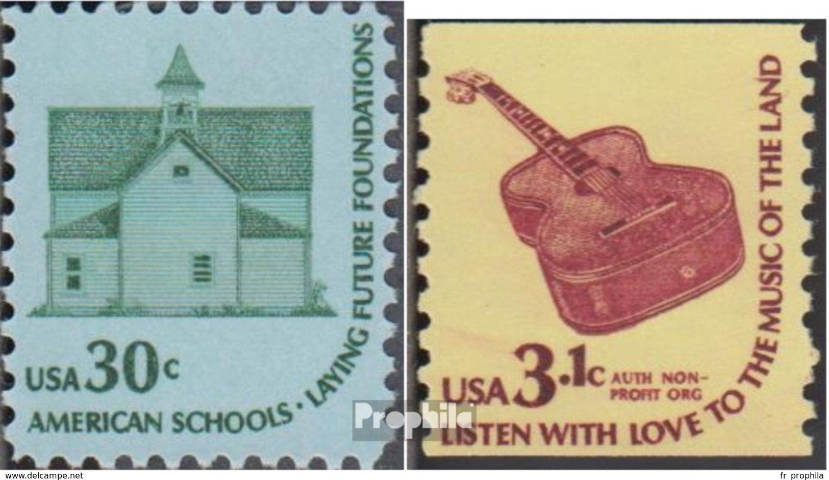 Etats-Unis 1394,1404 (complète.Edition.) Neuf Avec Gomme Originale 1979 Americana - Township School - Unused Stamps